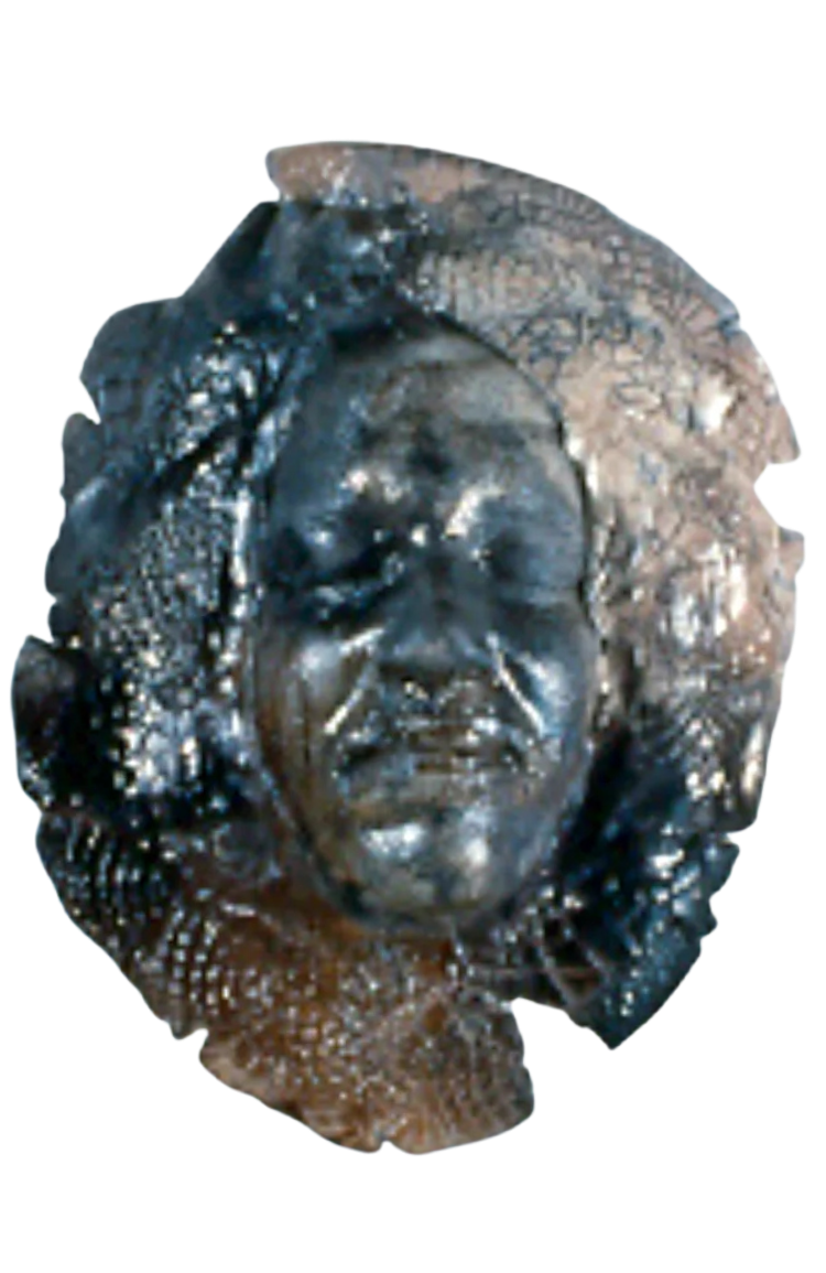  Reflection 
 Clay, 17 x 15 in 