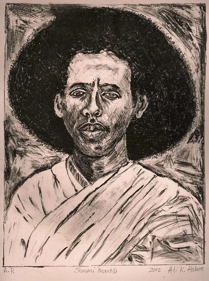  Somali Nomad 
 Lithography 