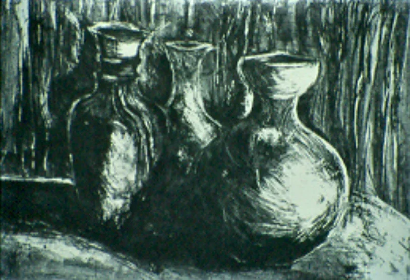  Three Vessels 
 Lithography, 19 x 14 in 