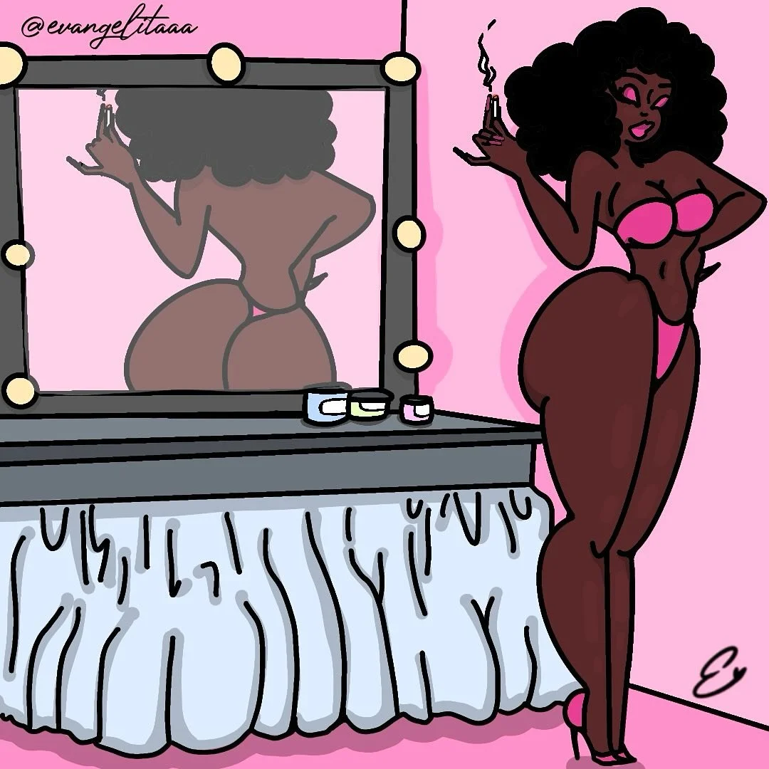 💗 special thx to those who have been supporting my redbubble store 🫶🏾🫶🏾🫶🏾

#sensualart #sensualillustration #pinupillustrator #pinup #pinupart #pinupartworks #sexyart #blackgirlart #blackgirlpinupmagic #blackgirlpinupart