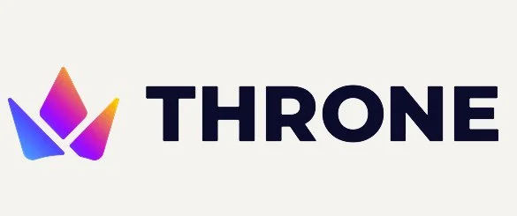 Throne logo with a colorful crown icon and the word 'THRONE' in bold letters.