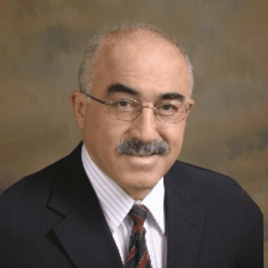 A middle-aged man with glasses, a mustache, and short gray hair, wearing a dark suit, white shirt, and tie, posing for a professional portrait.