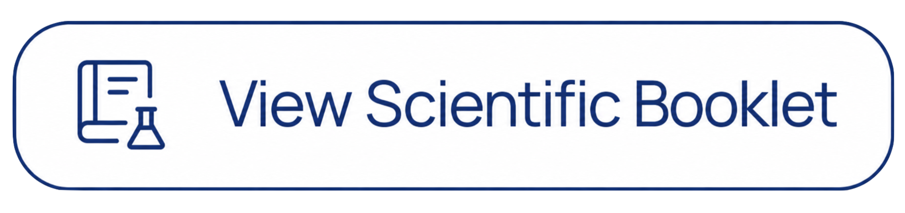 Button with text 'View Scientific Booklet' and an icon of a book and a beaker on a white background.