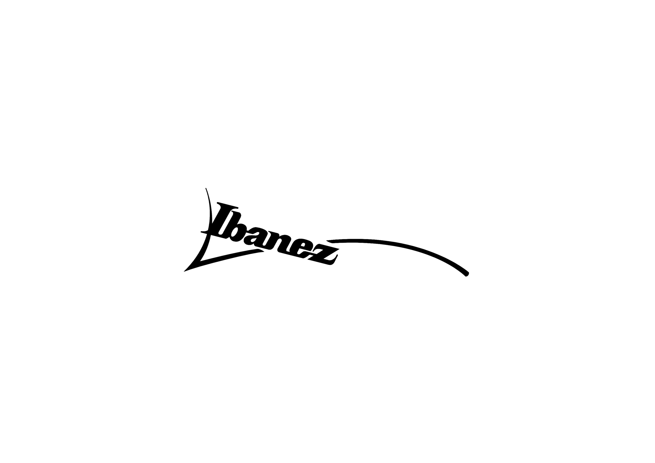 IBANEZ HEADSTOCK GUITAR WATERSLIDE DECAL