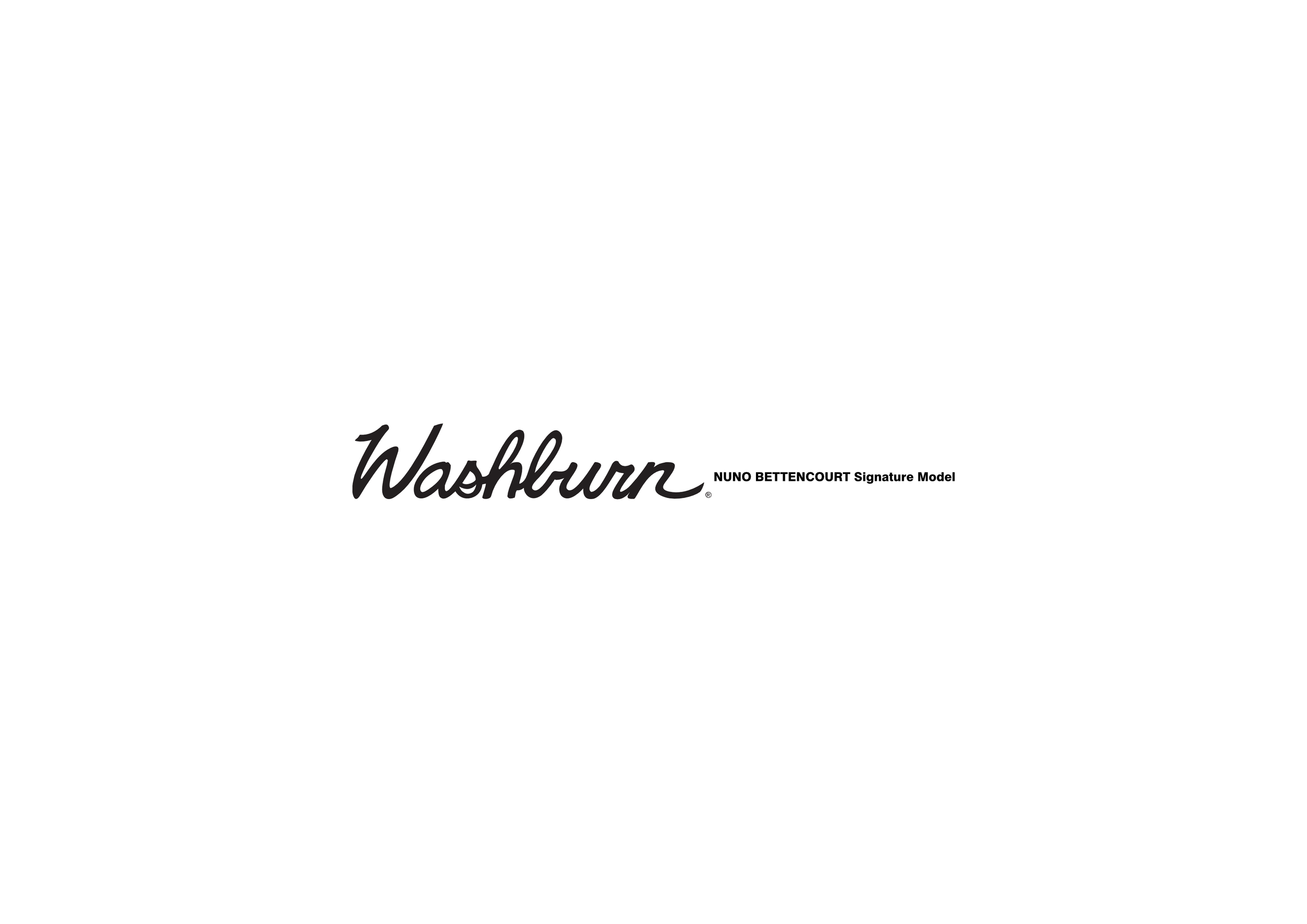 WASHBURN N2 Nuno Bettencourt Signature Electric Guitar WATERSLIDE DECAL