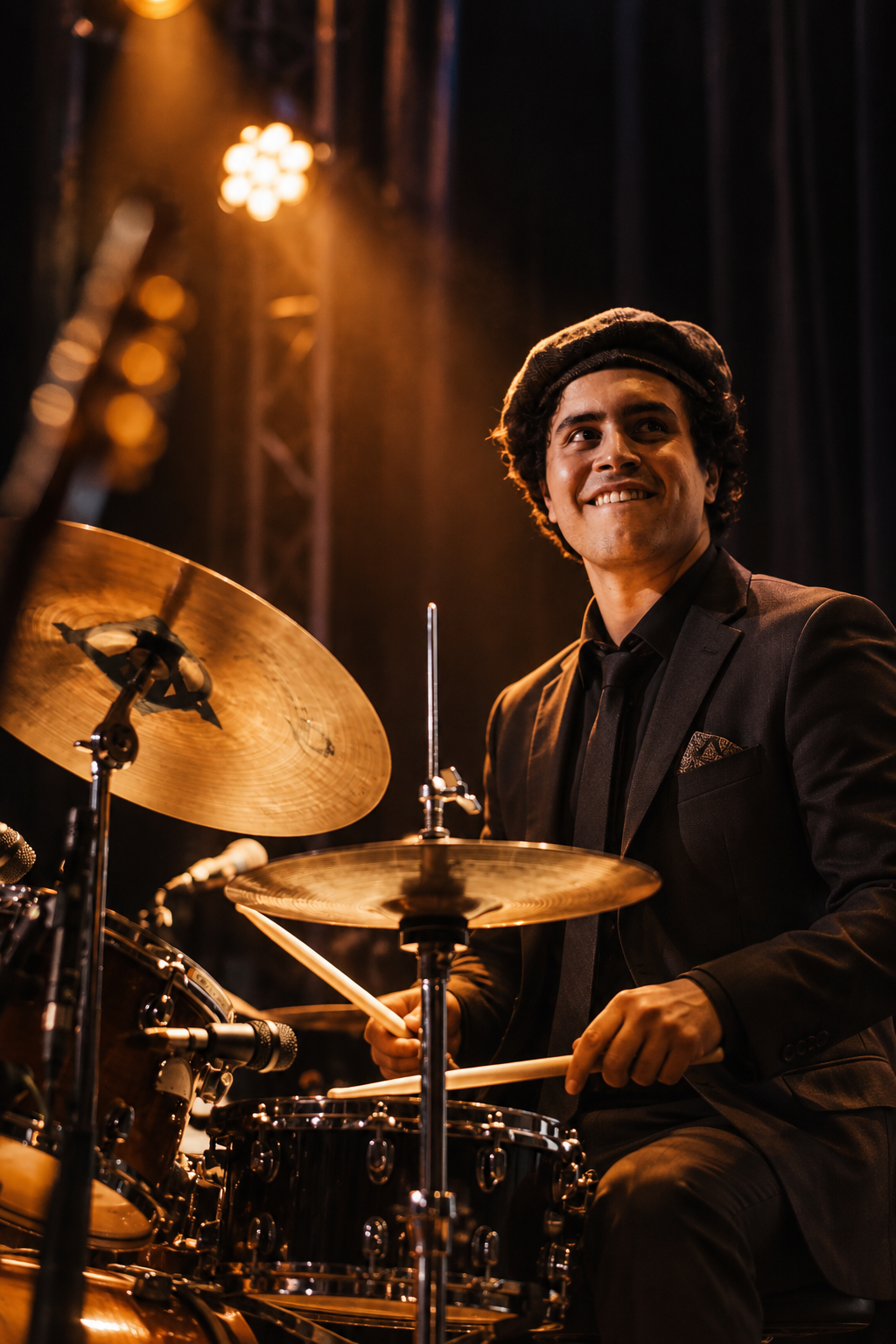 MATÍAS FUENTES
Baterista · Músico de sesión
Titulado IP ProJazz  ·  Panamá Harmónica