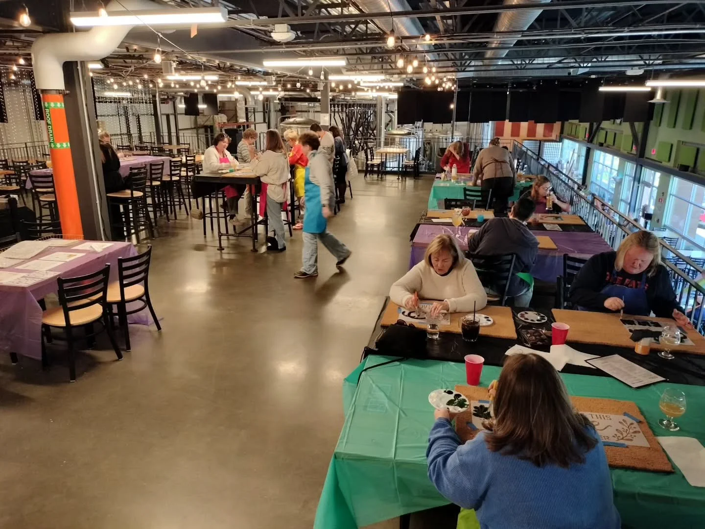 Thank you SO much to every single person who came out to Spyglass Brewing Company for my doormat painting workshop yesterday. You were all so wonderful and your mats came out AWESOME! I hope you had a fun time, I know I did! I missed some pictures so