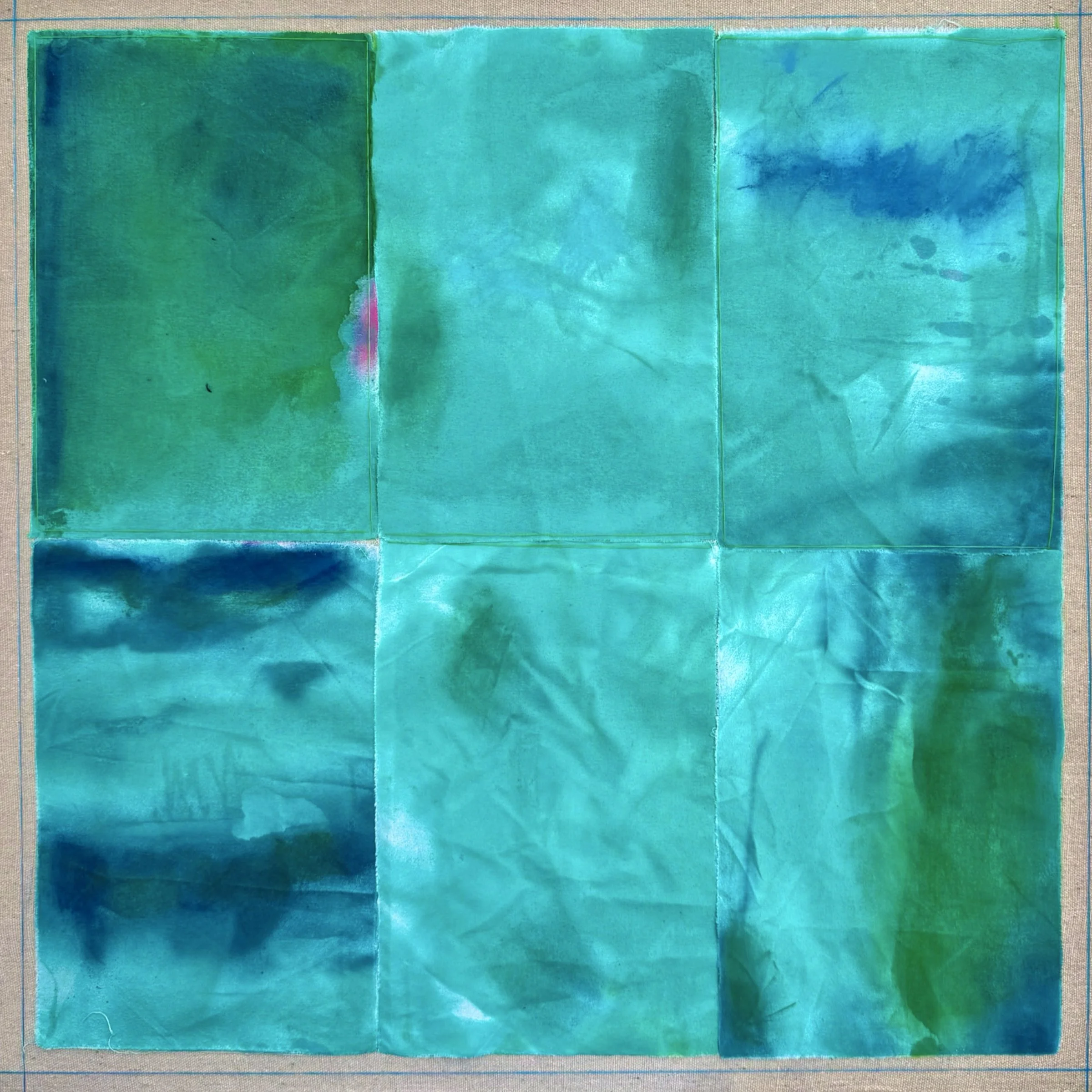 Still Corners, 2026. Mixed Media. 26x26