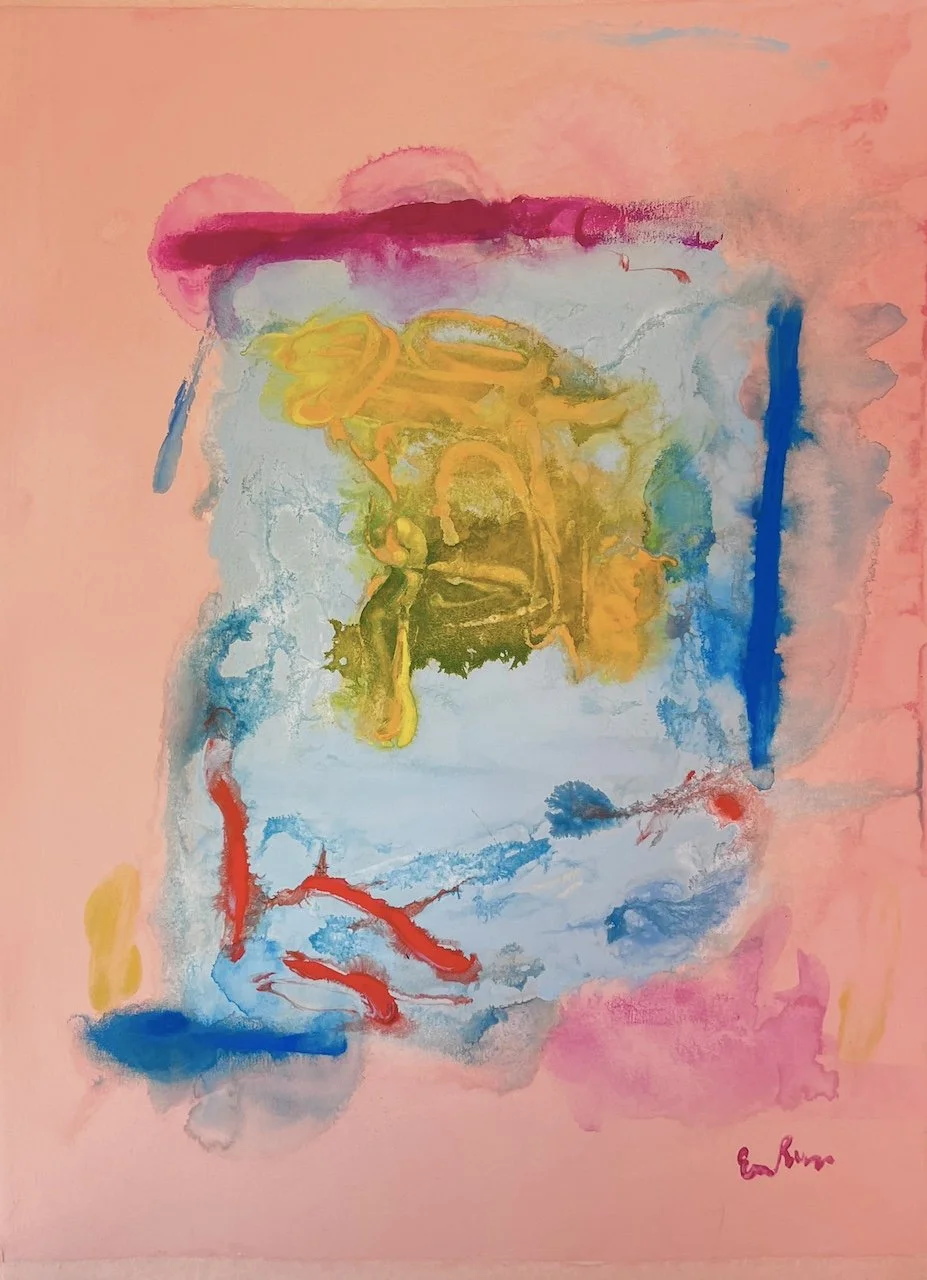 A Fix on Anything, 2024. Gouache on Canvas Paper. 12x16