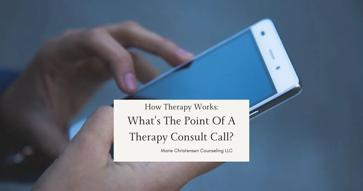How Therapy Works: What’s The Point Of A Therapy Consult Call?