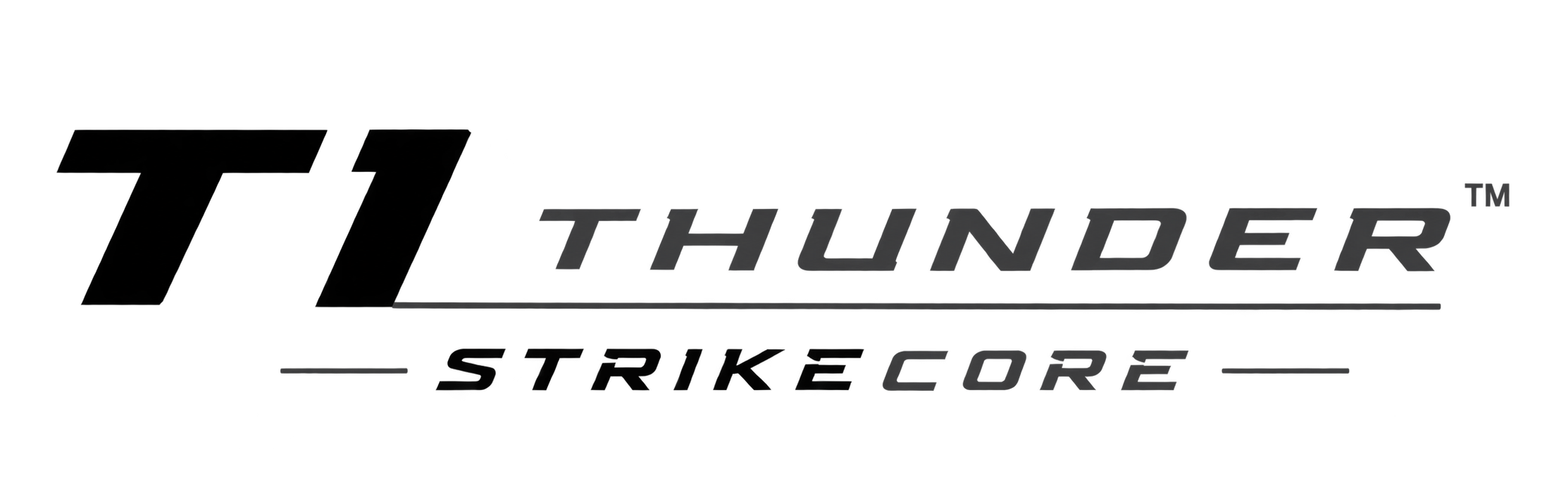 Logo for Thunder Core featuring the word 'THUNDER' in bold, stylized letters with a lightning bolt symbol inside the letter 'O'.