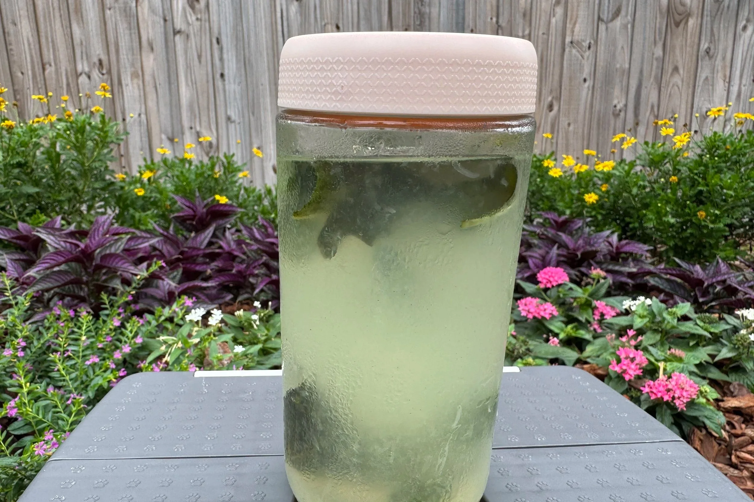 Lovely Lemon Basil Lemonade for a Hot Florida Afternoon