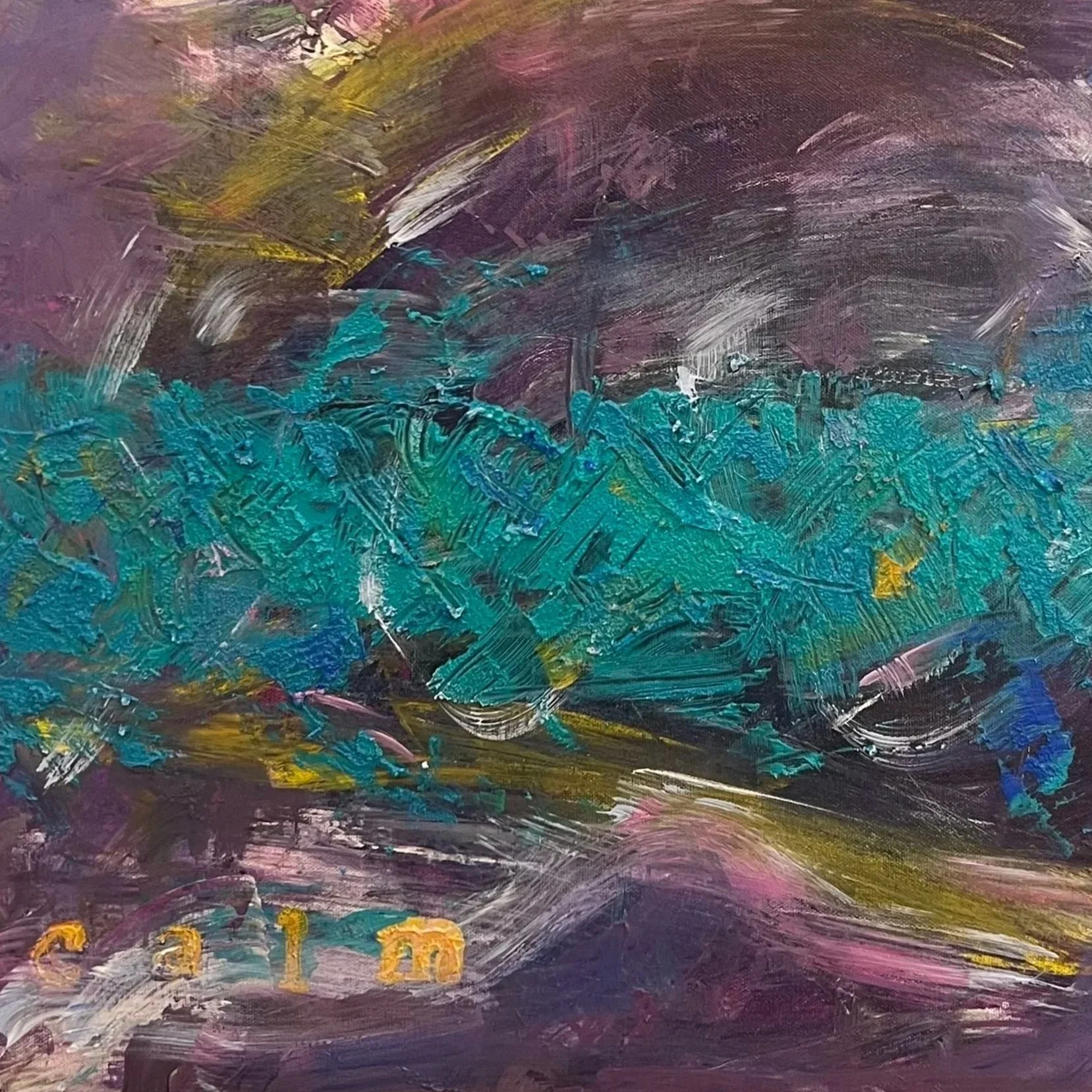 Calm Amidst the Storm, 18 x 24