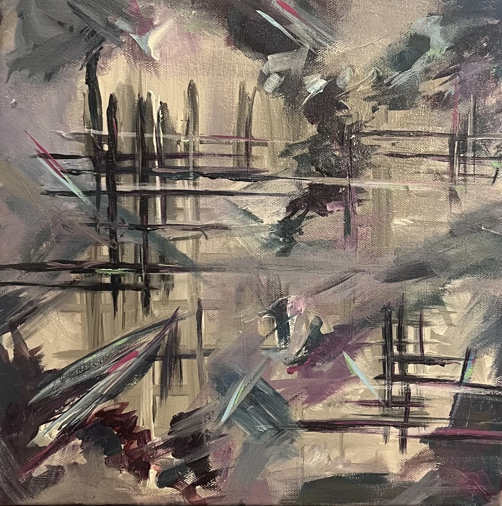 Breaking Through, 12 x 12