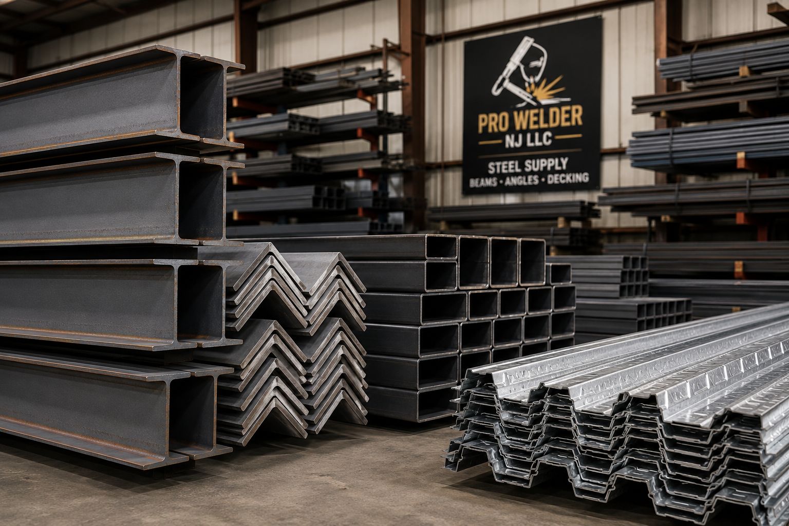 Steel Supply – Beams, Angles & Decking