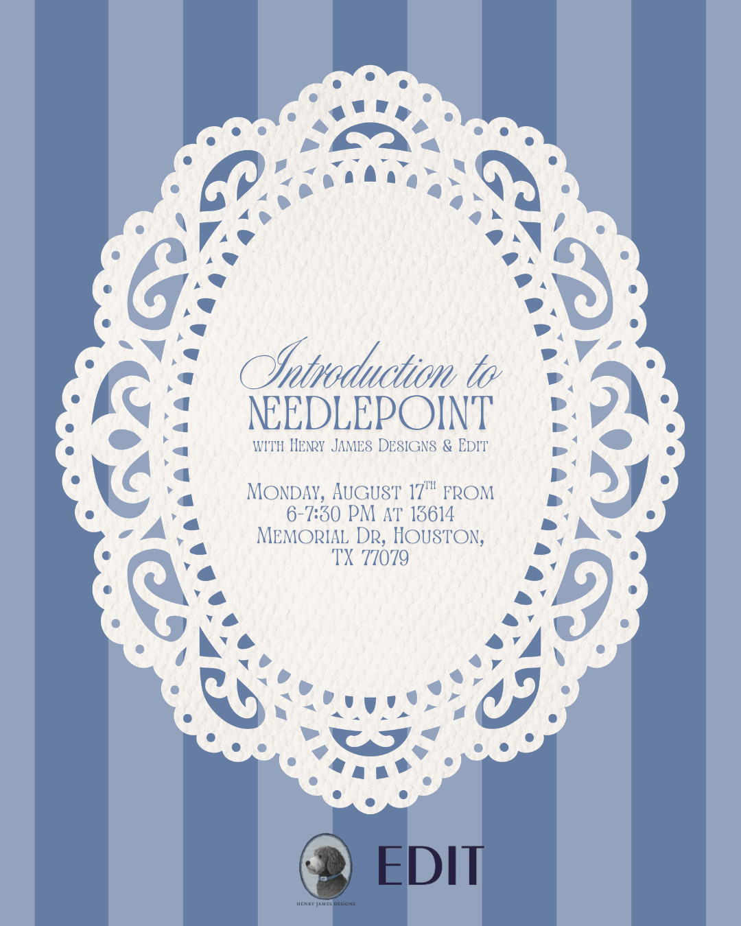 Needlepoint 101 - 8/17