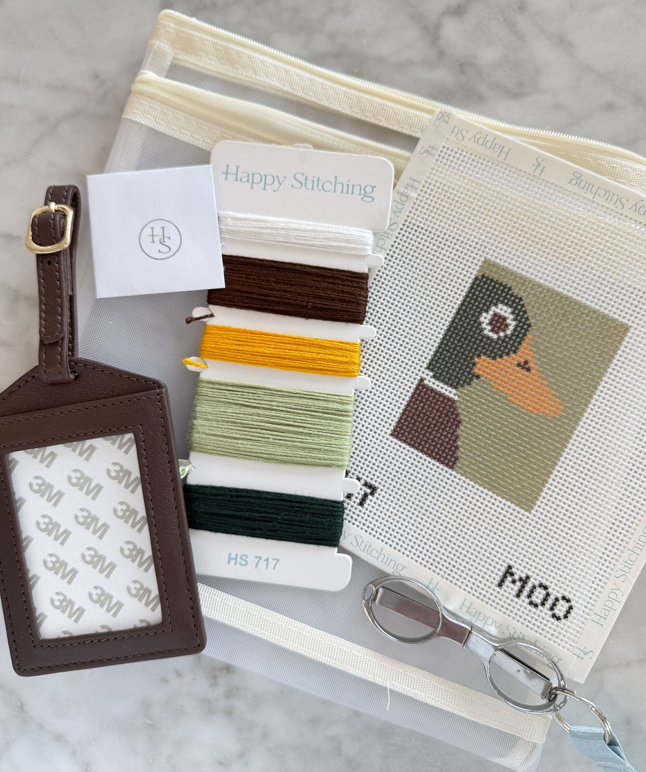 Traveling Drake Self-Finishing Luggage Tag Kit