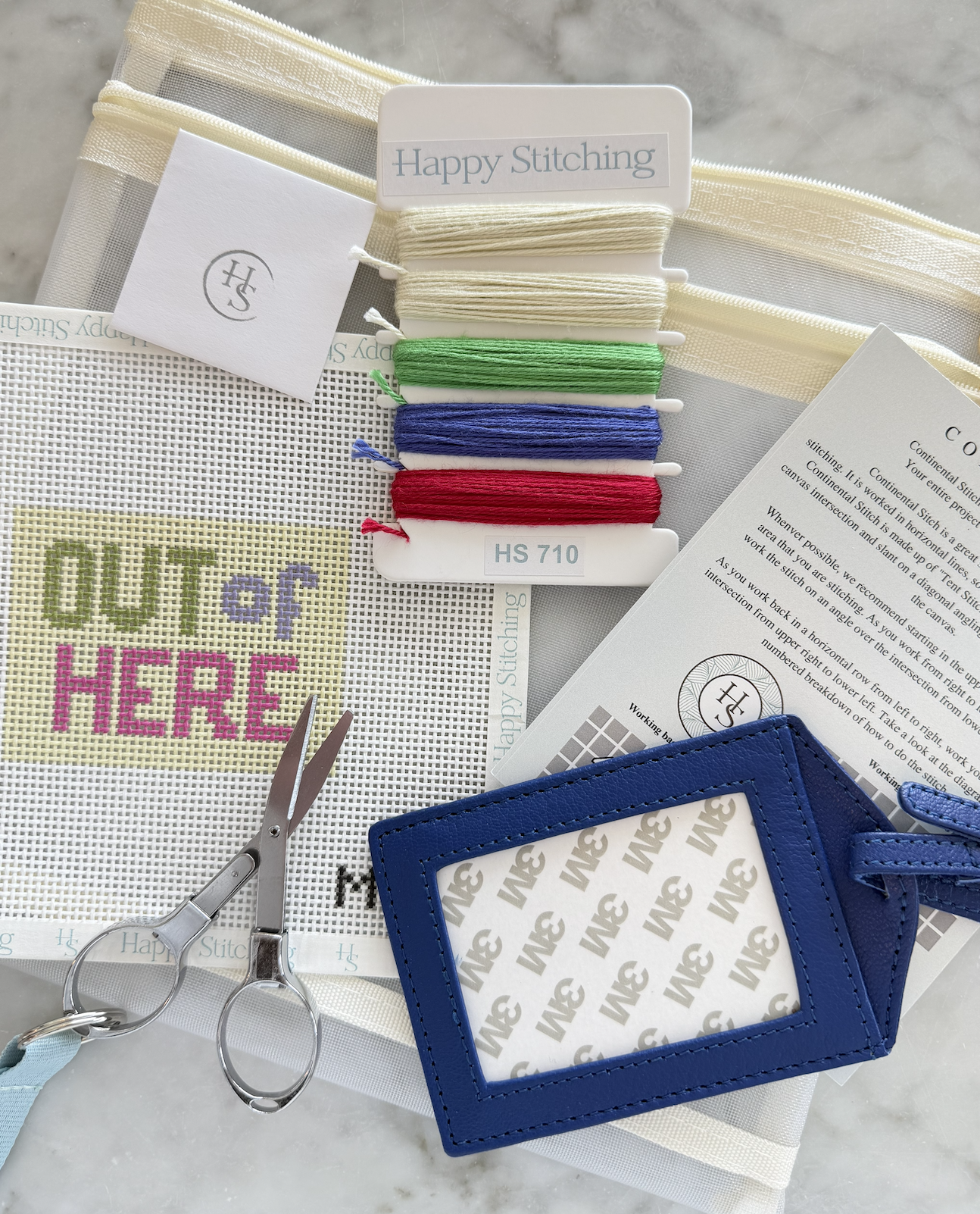 Out of Here Self-Finishing Luggage Tag Kit