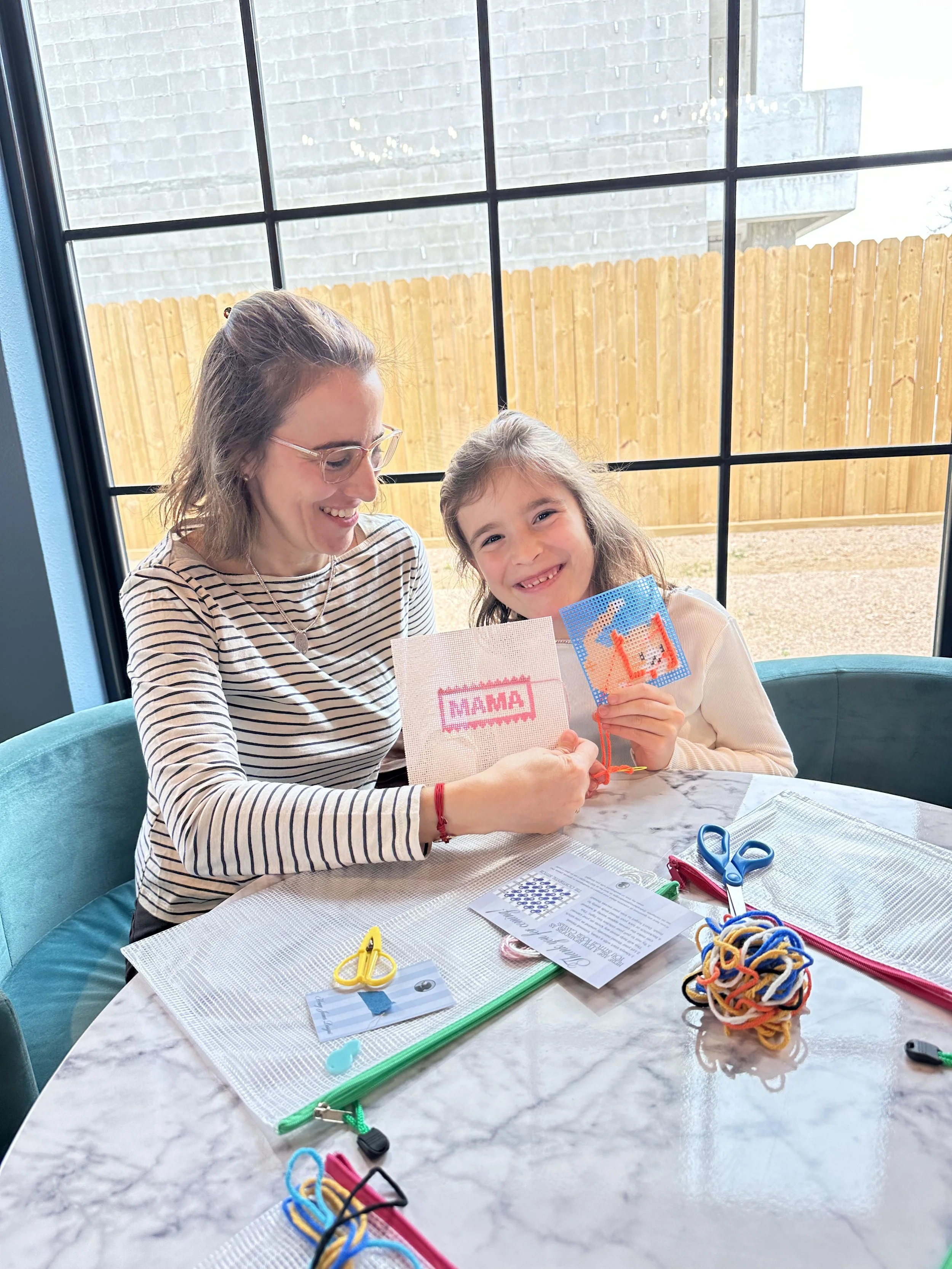 Mama + Me Needlepoint 101 - 7/15