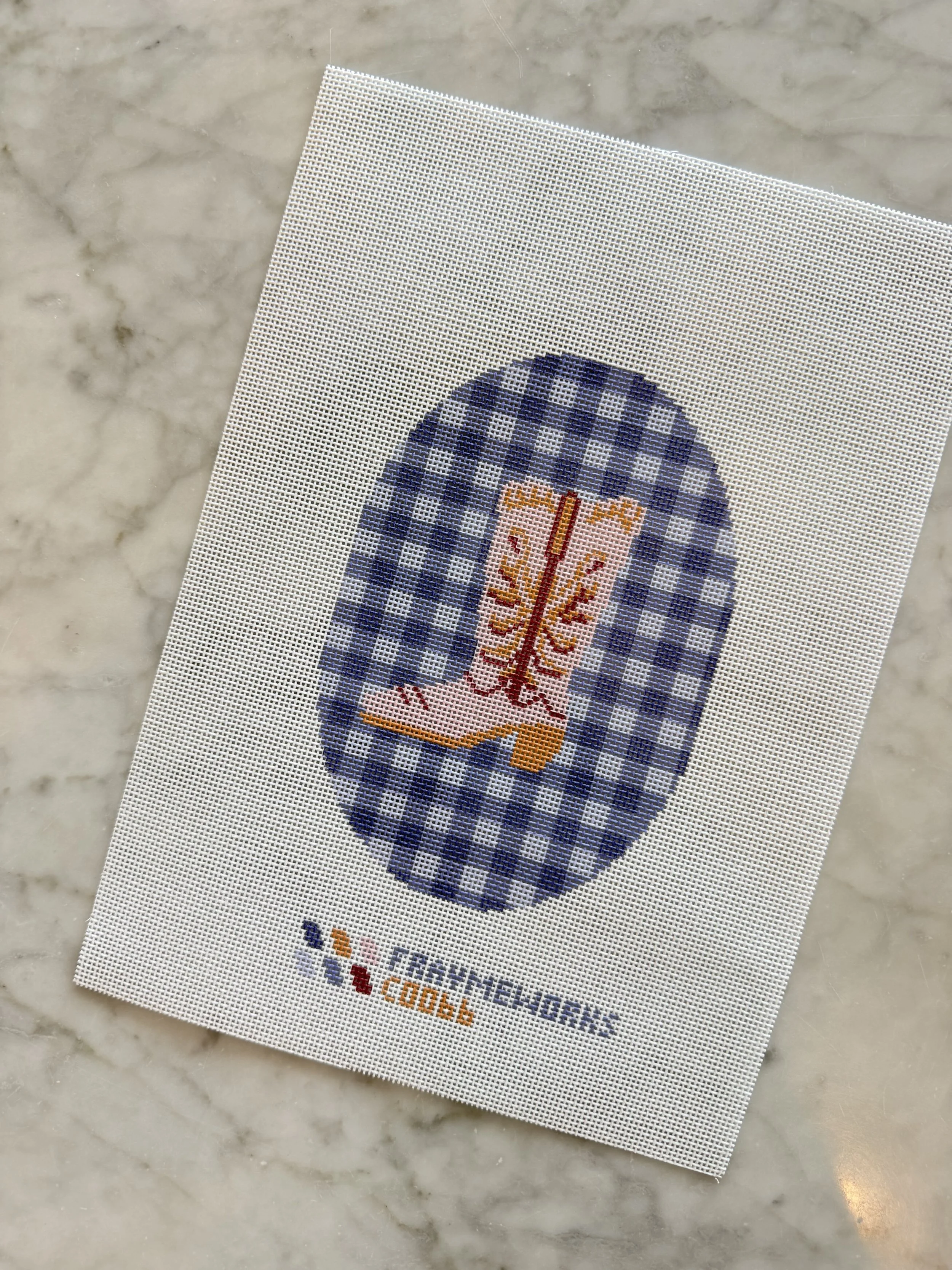 Gingham Cowgirl Boot