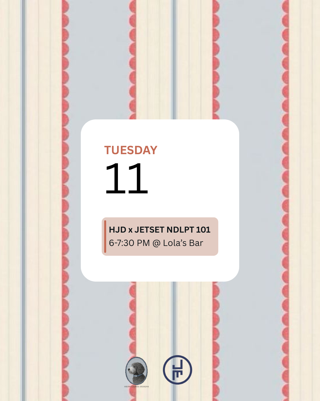Needlepoint 101 x JETSET Pilates - 8/11