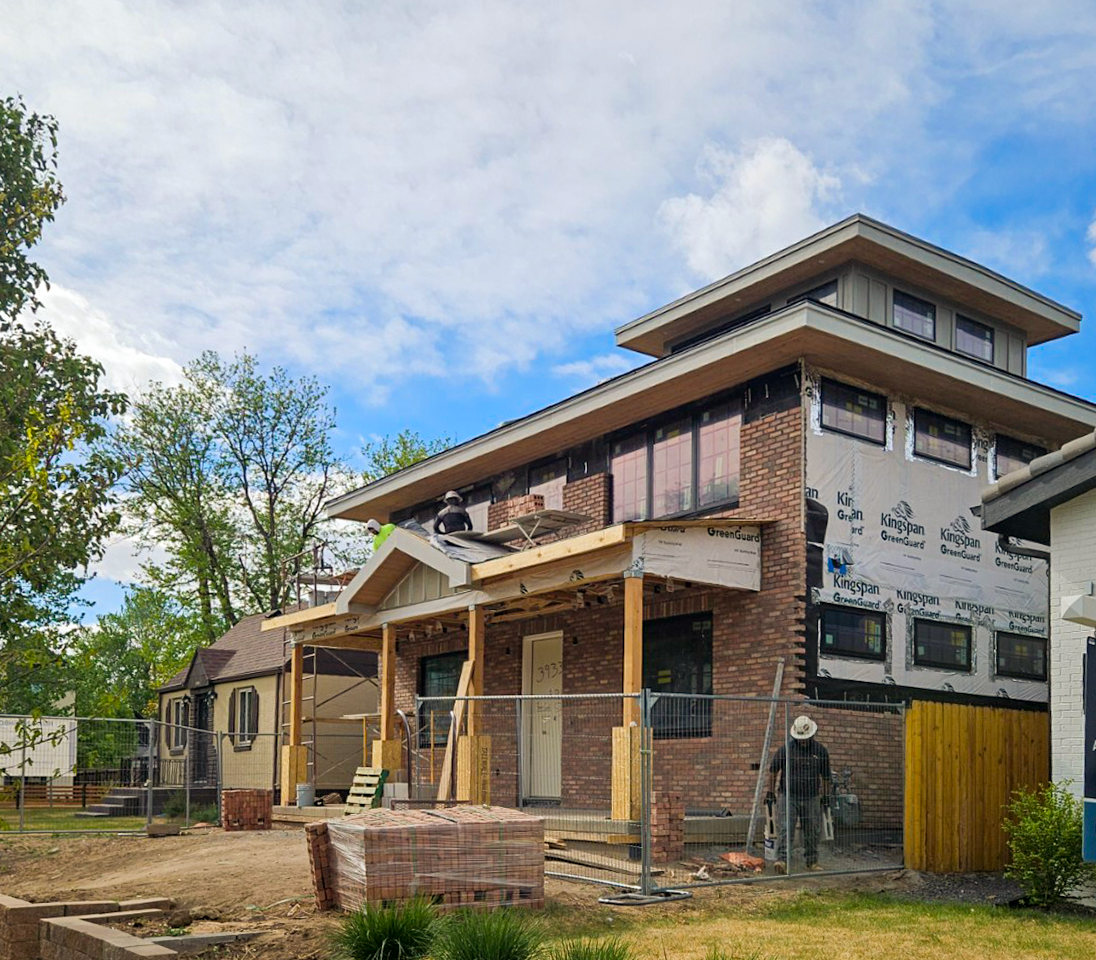 A Sloan Building Co. home under construction in Denver.