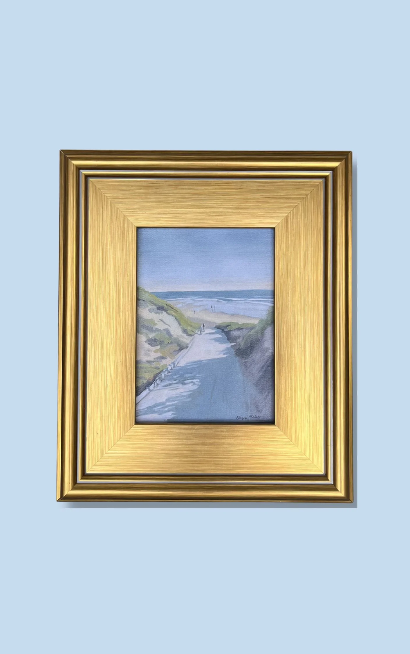 Framed Corona Del Mar Beach Newport PRINT