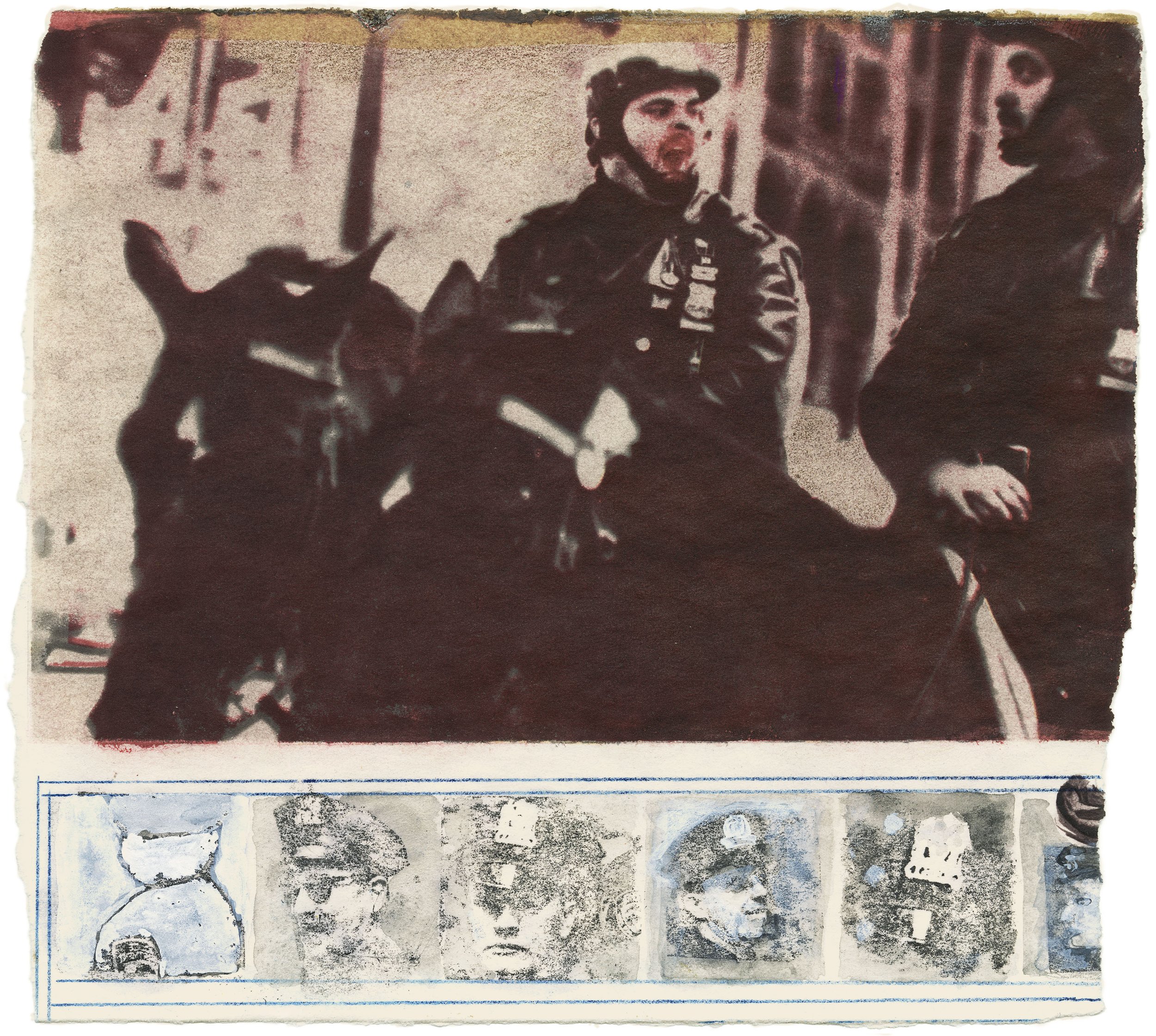 Cop Yawning, 1986