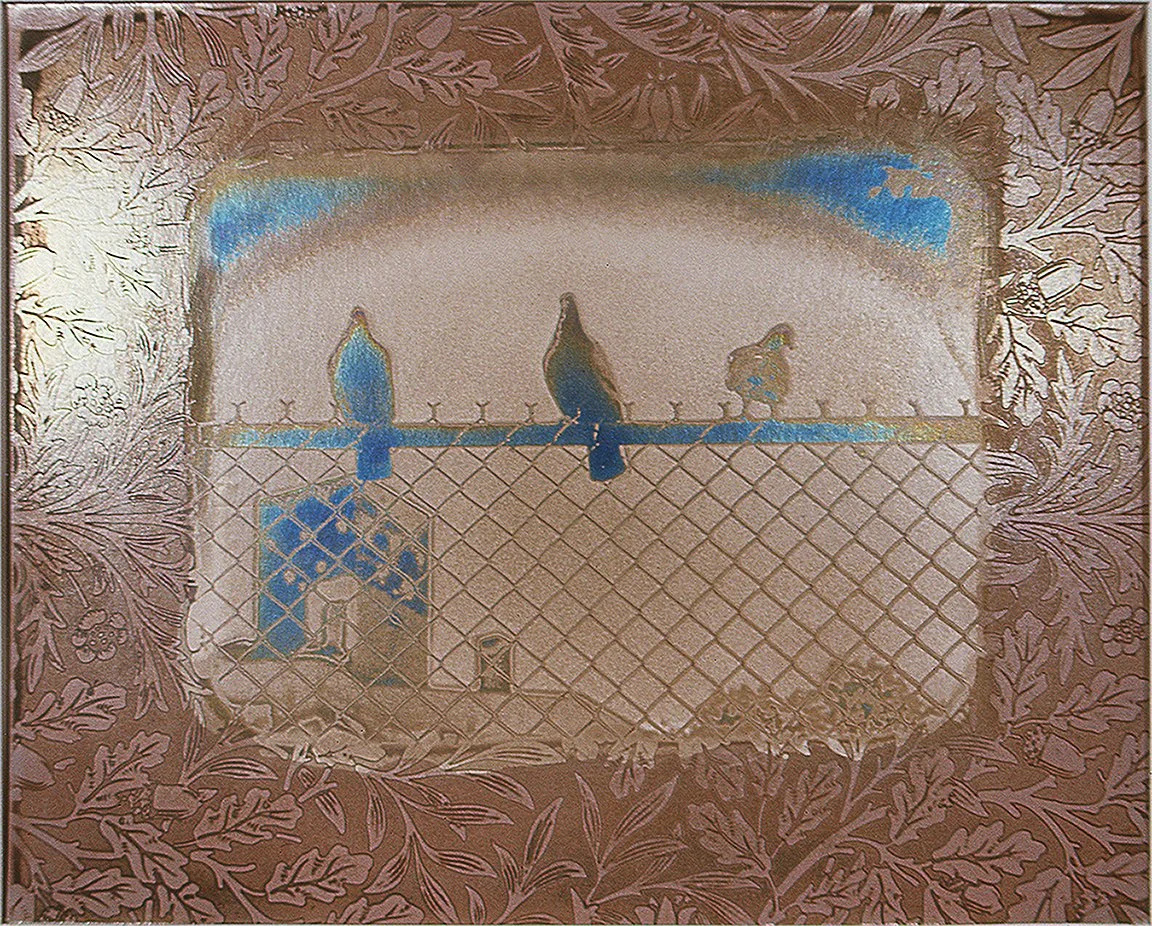 Pigeons, Village Square, 1980