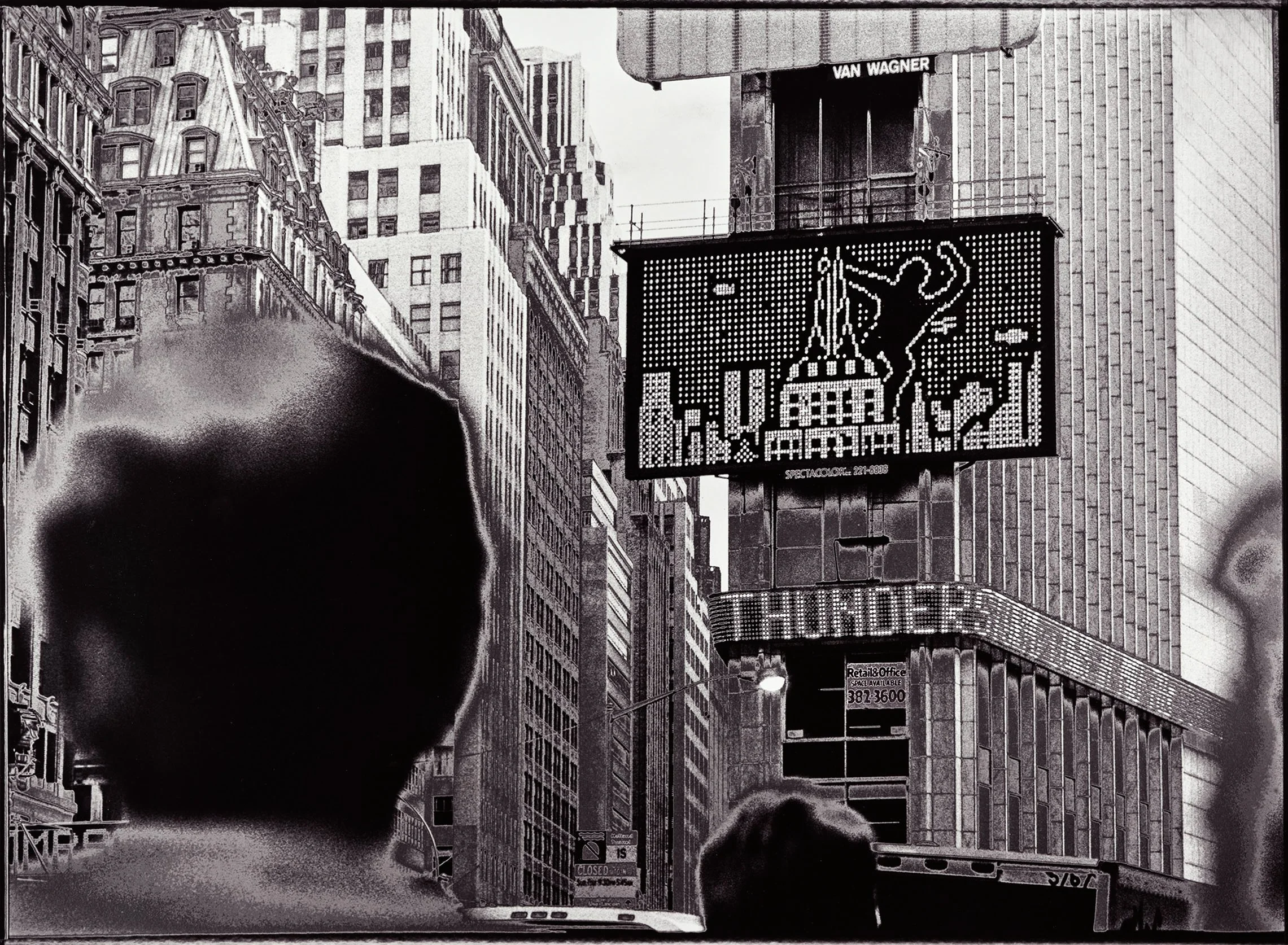 Thunder, 1985-89 // Sabatier Gelatin Silver Print, Printed 1990 // 20 x 23 3/4 in.