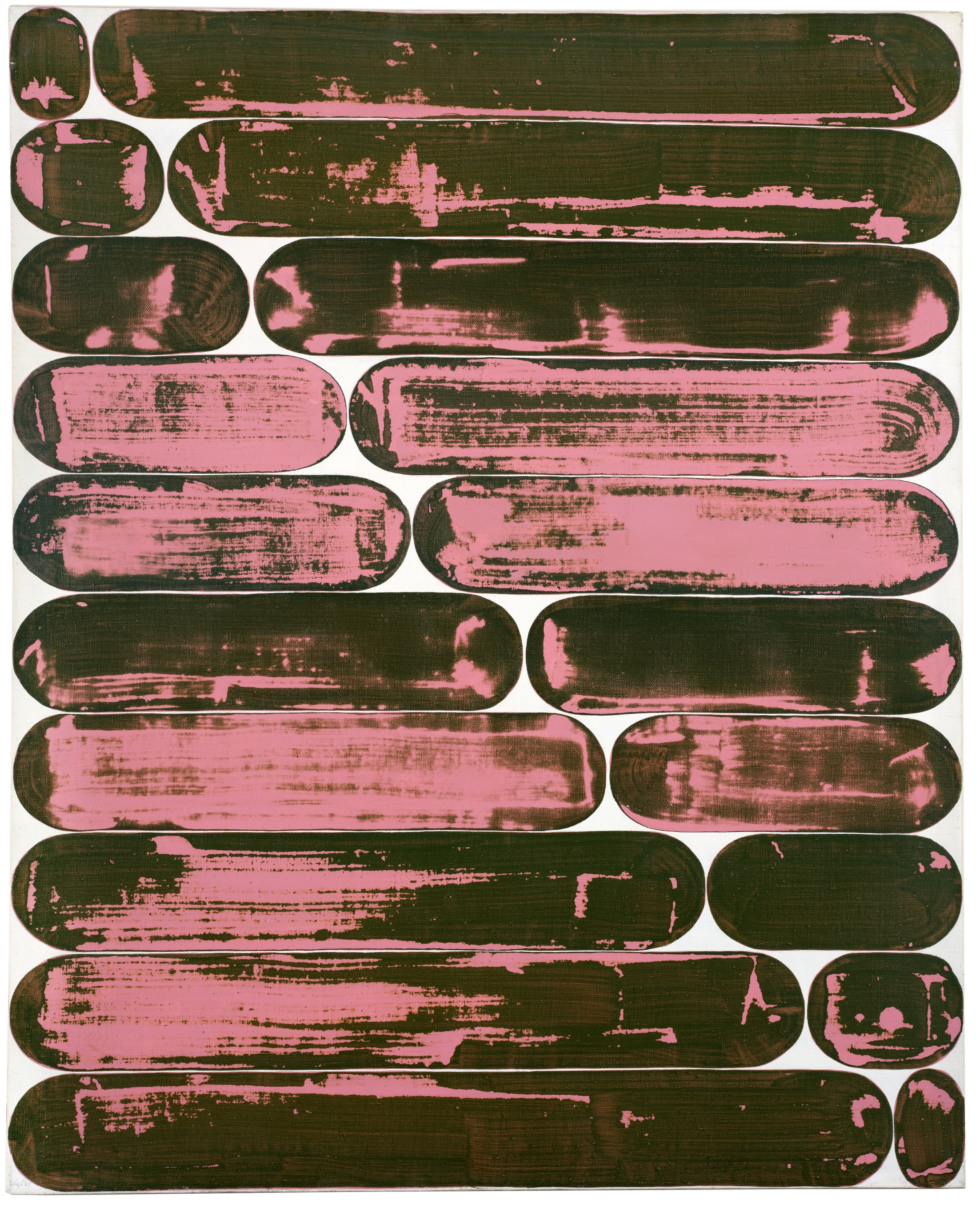 Judy’s Famous / Diagonal Divide, 1967, 34" x 42”