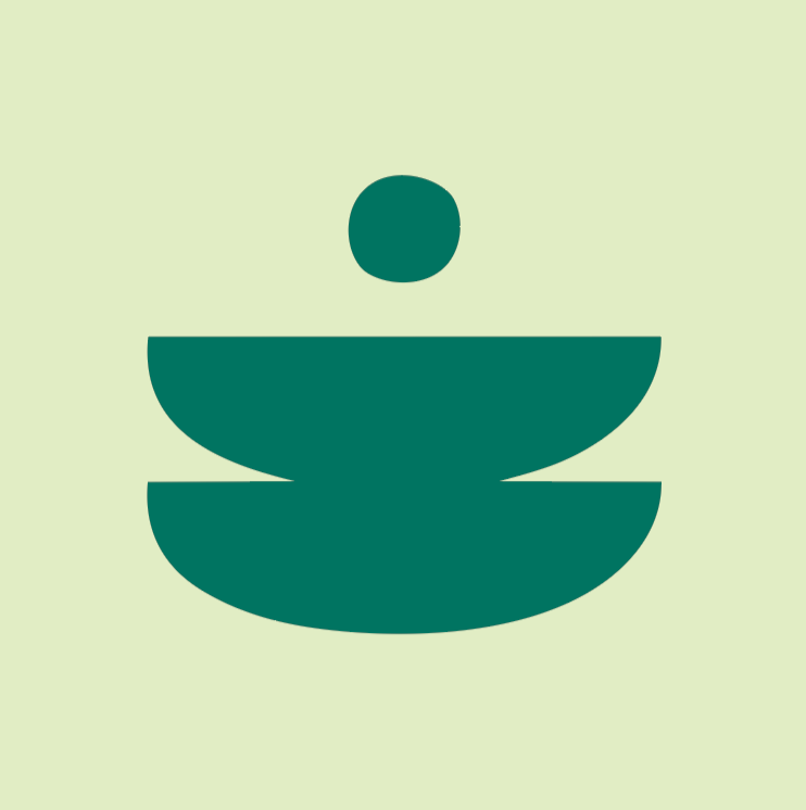 CENTRD logo — bowl icon on sage green background