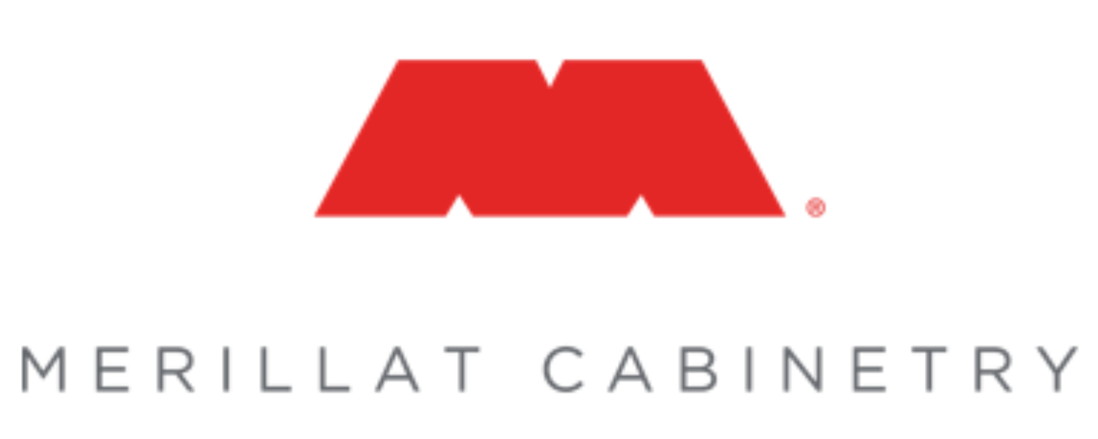 Merillat Cabinetry logo with a red geometric design above the company name.