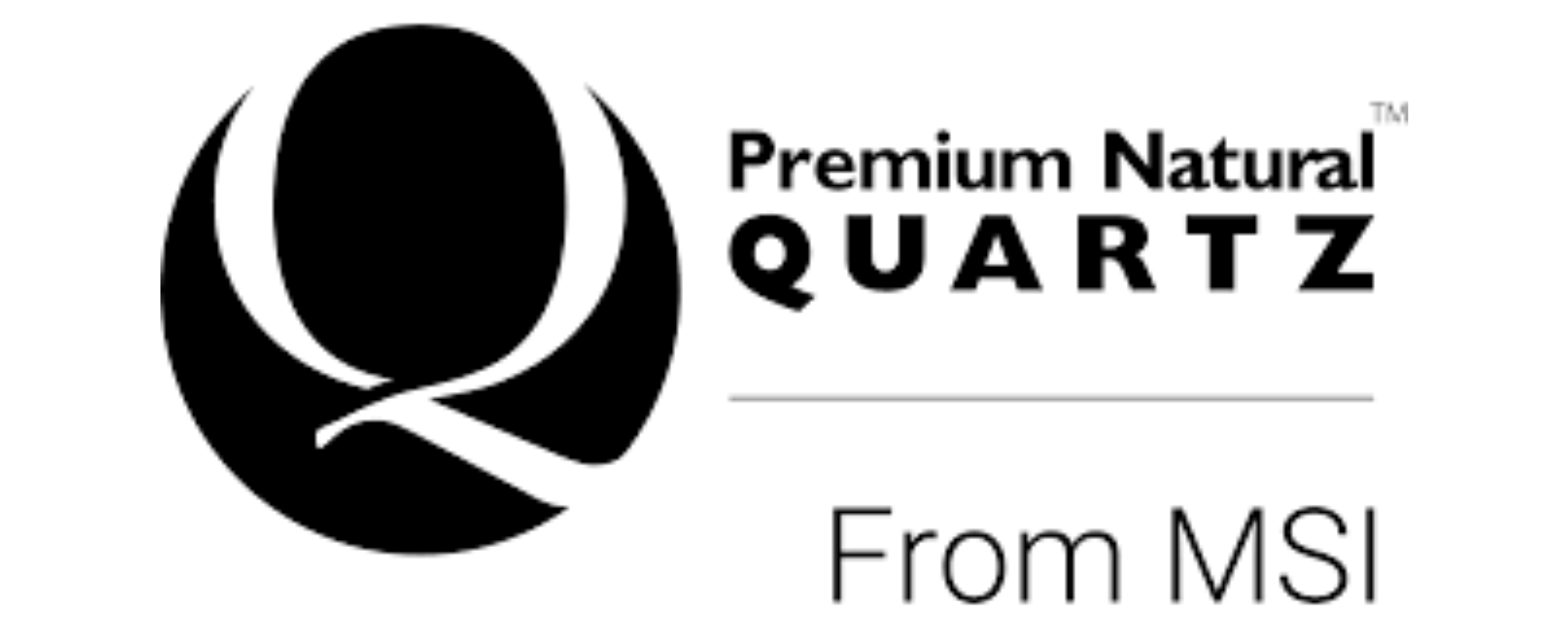 Logo for MSI Premium Natural Quartz with a stylized 'Q' symbol.