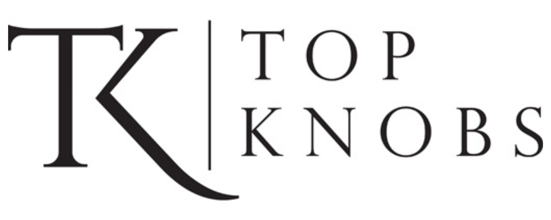Logo of Top Knobs with initials TK