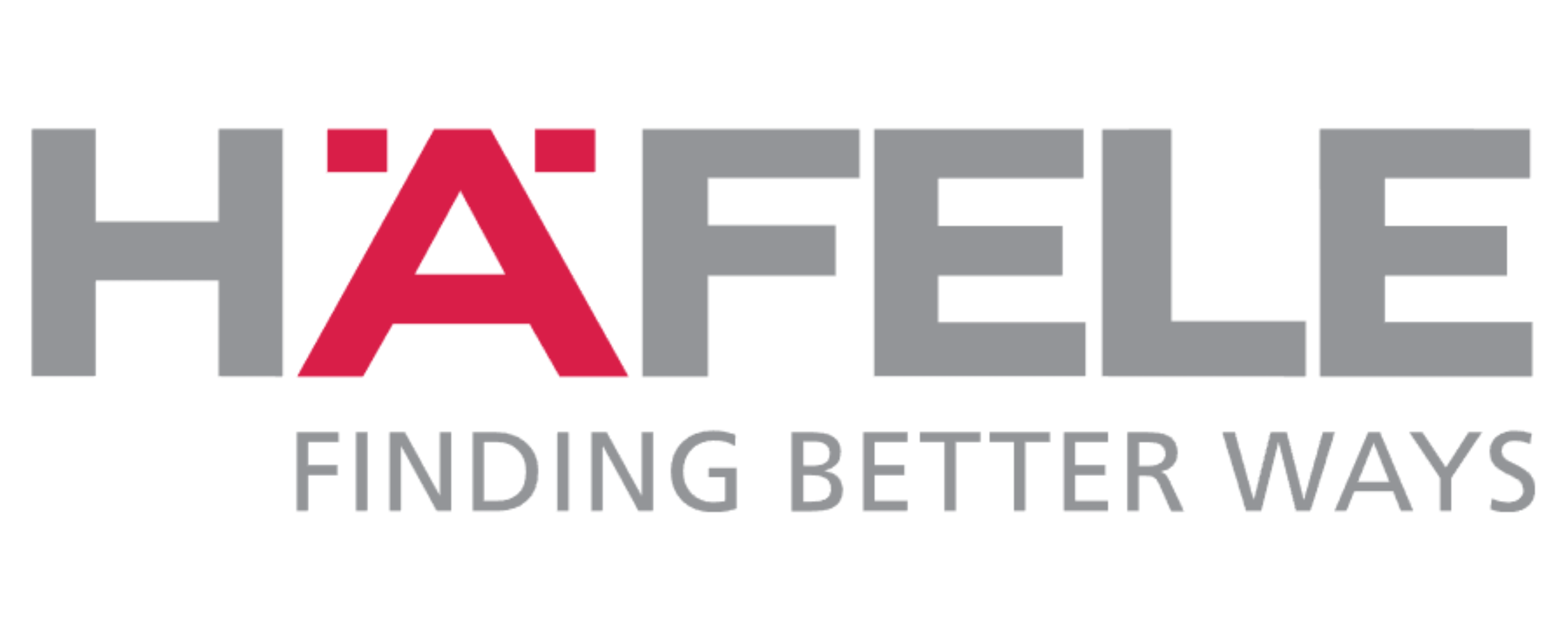 Häfele logo with slogan 'Finding Better Ways'