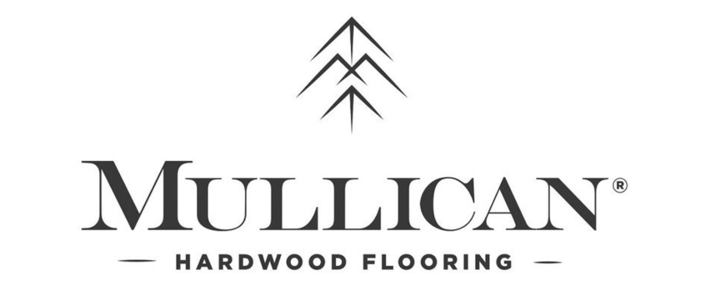 Mullican Hardwood Flooring logo with stylized tree design.