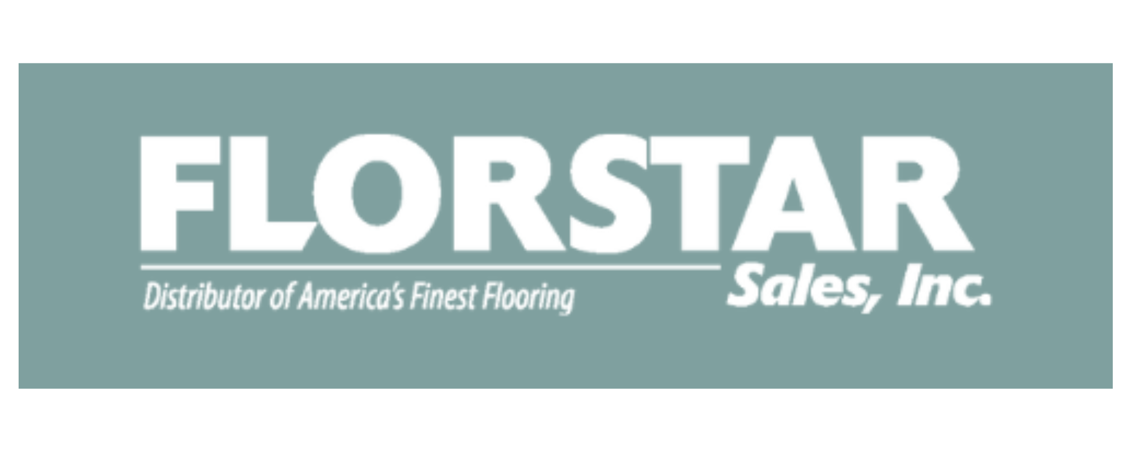 Florstar Sales, Inc. logo with tagline 'Distributor of America's Finest Flooring'