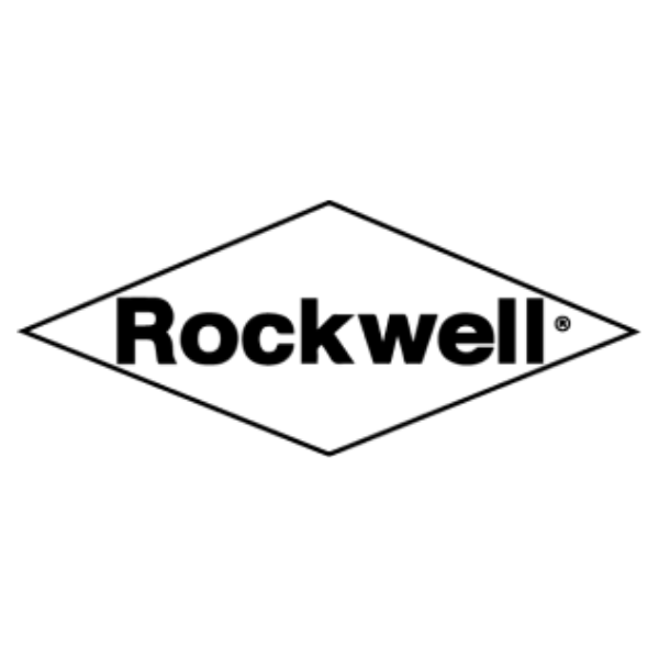 Rockwell logo in a diamond shape