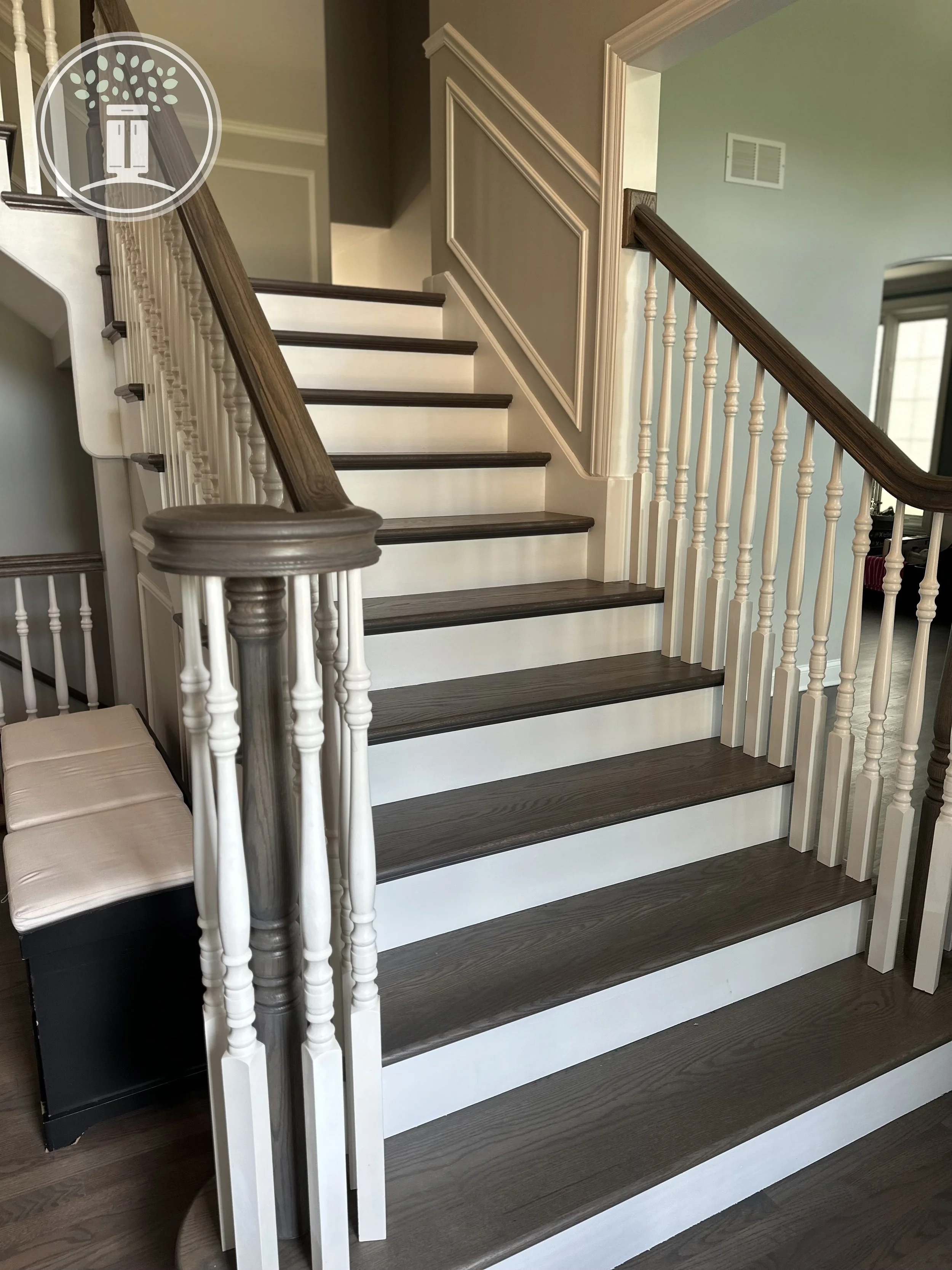 Refinished Stairs
