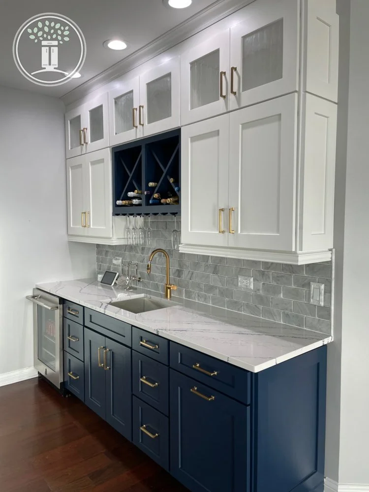 Two-Tone Sink/Bar Area