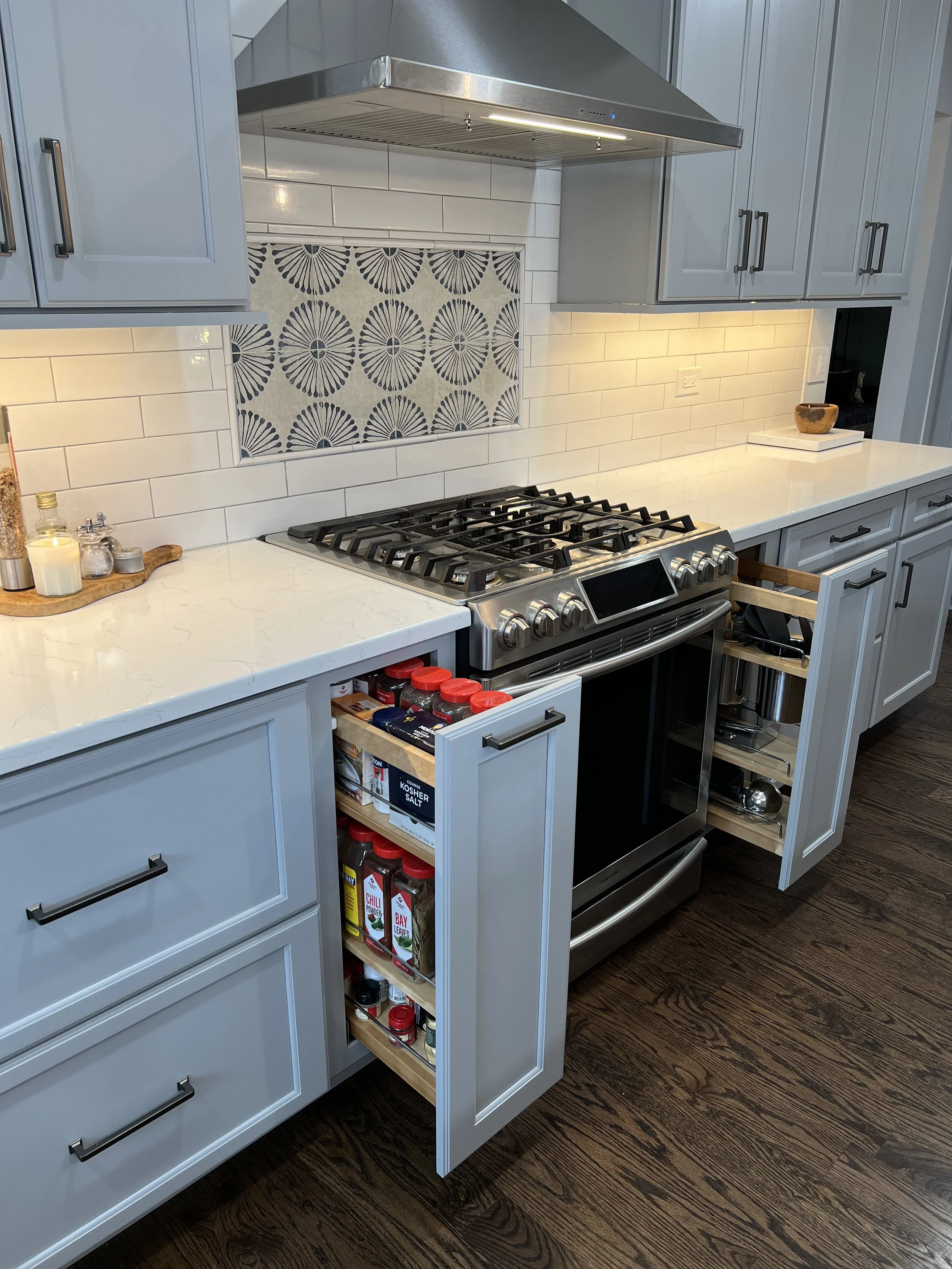 Spice & Utensil Pull-Outs