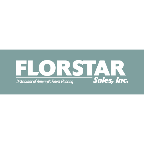 Florstar Sales, Inc. logo with the tagline 'Distributor of America's Finest Flooring' on a teal background.
