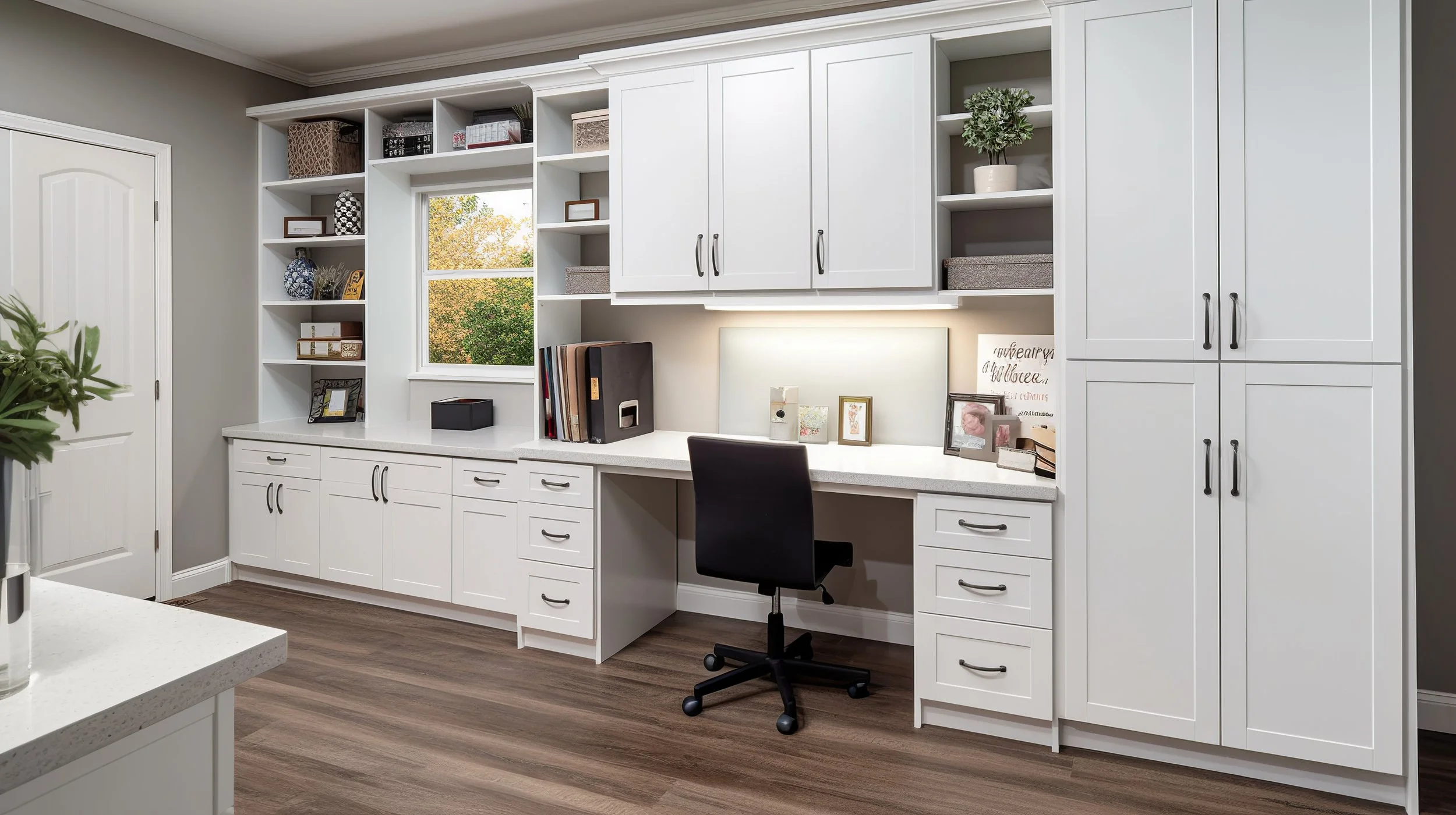 Custom Cabinets for Home Offices: Creating a Productive and Organized Workspace