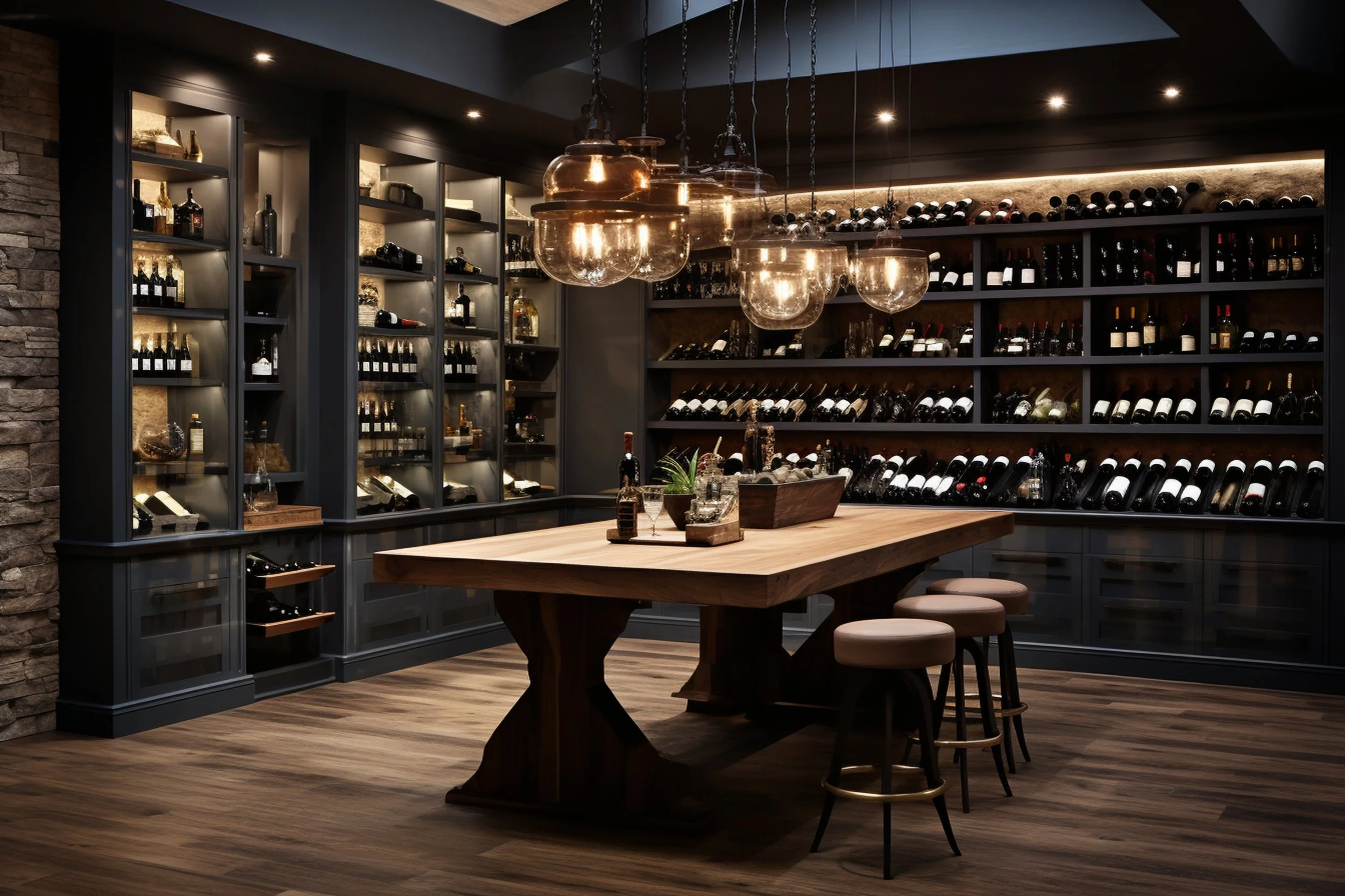Wine Enthusiast’s Dream: Wine Storage Solutions and Home Bar Cabinets