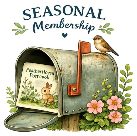 FeatherHaven Post Club Newsletter Seasonal Subscription