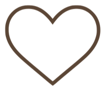 Outline of a heart.