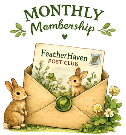FeatherHaven Post Club Newsletter Monthly Subscription