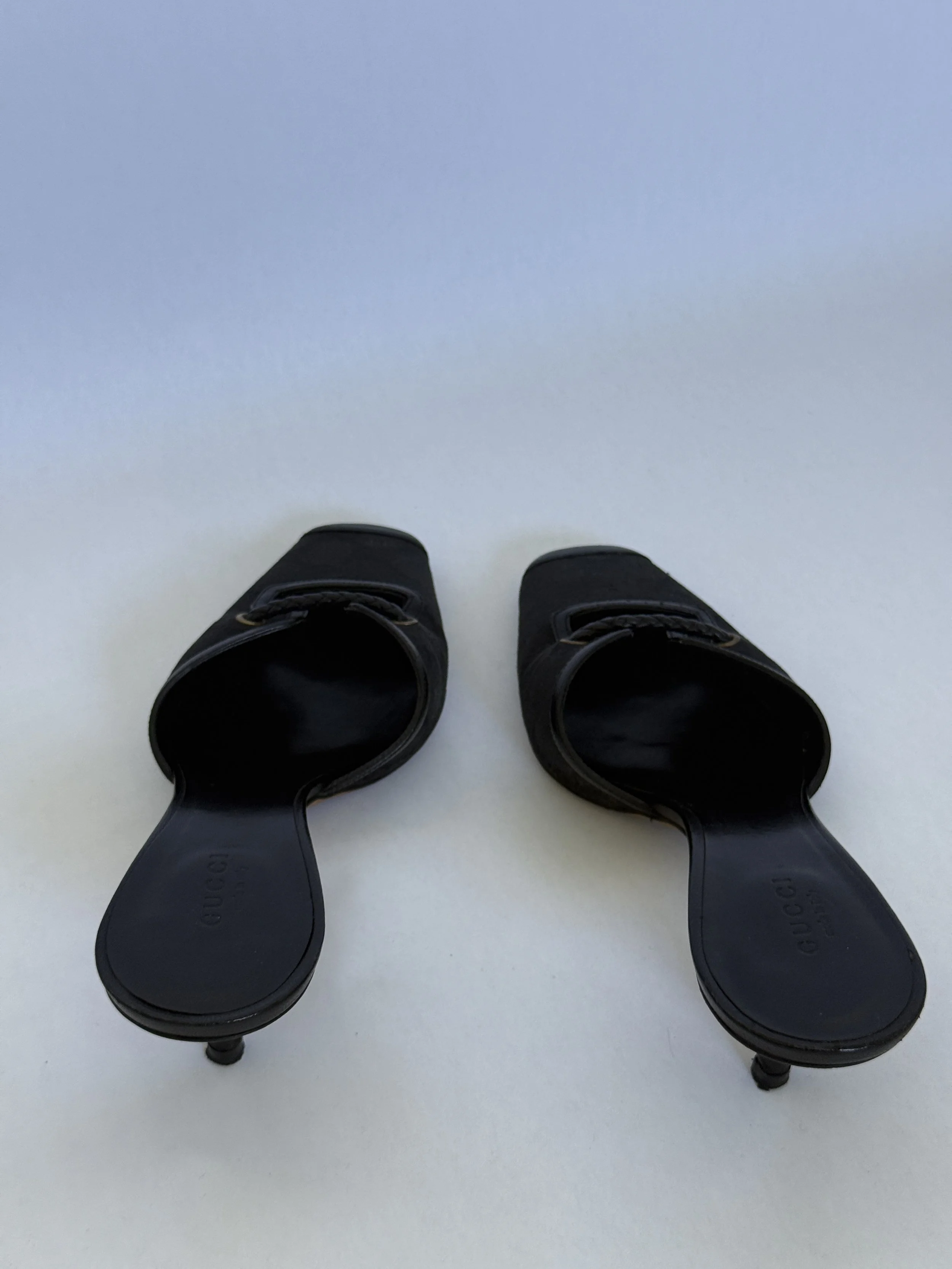 Archival Gucci Tom Ford Era GG Monogram Mules