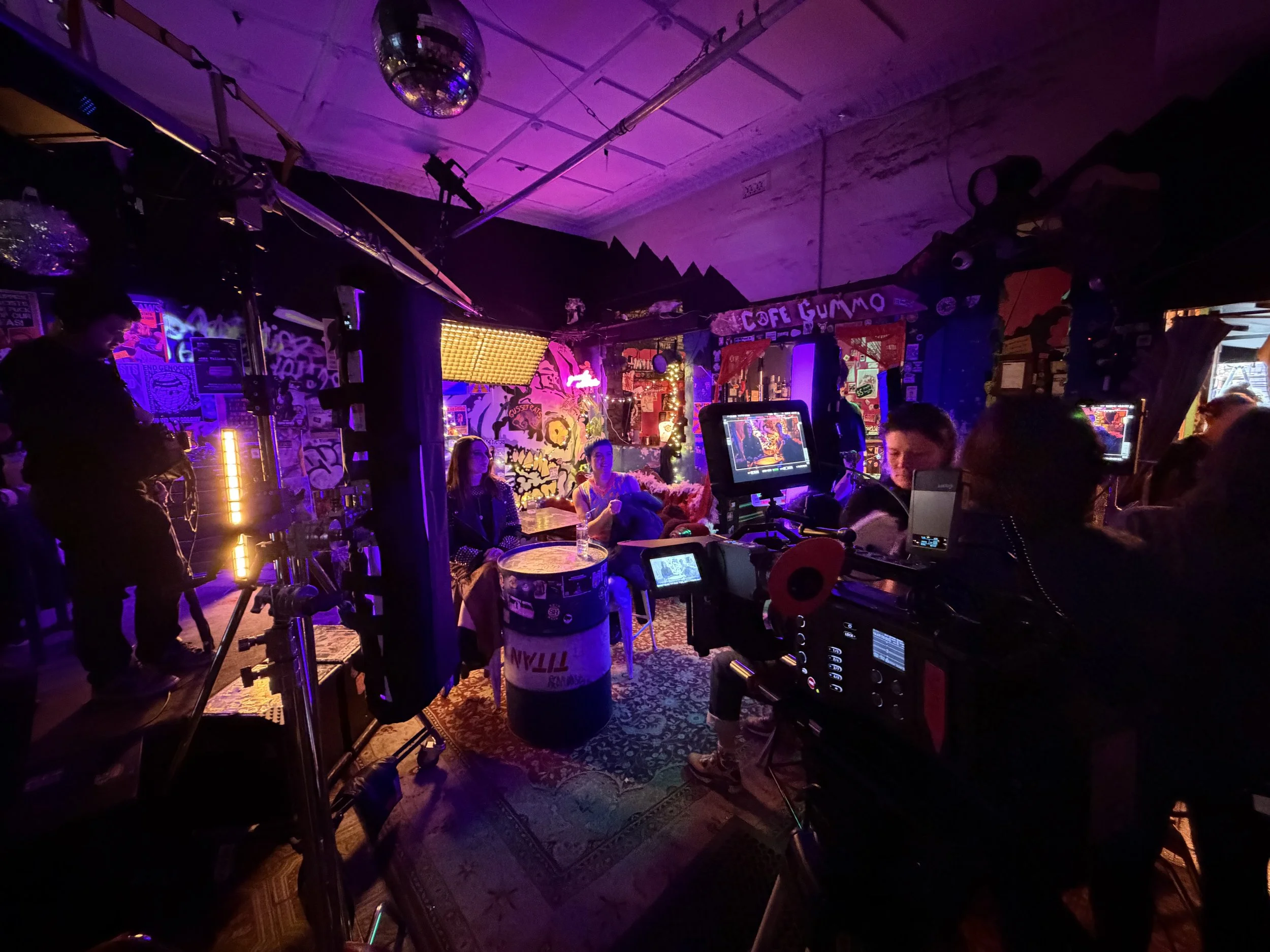 Killjoy BTS at Cafe Gummo